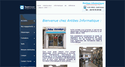 Desktop Screenshot of antibes-informatique.com